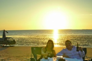 beverage on an isolated Northern Territory beach