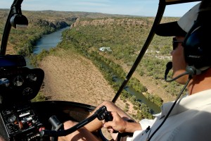 Flying over Katherine Gorge