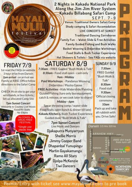 Mayali Mulil Festival Program