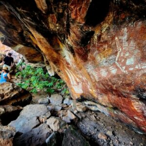 Aboriginal rock art at Injalak Hill in Arnhem Land